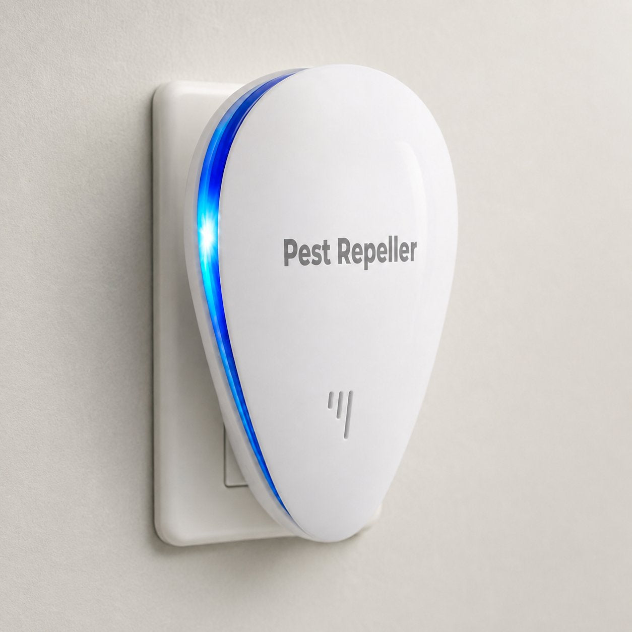 Close-up of the Pomence Pest Repeller's compact plug-in shape