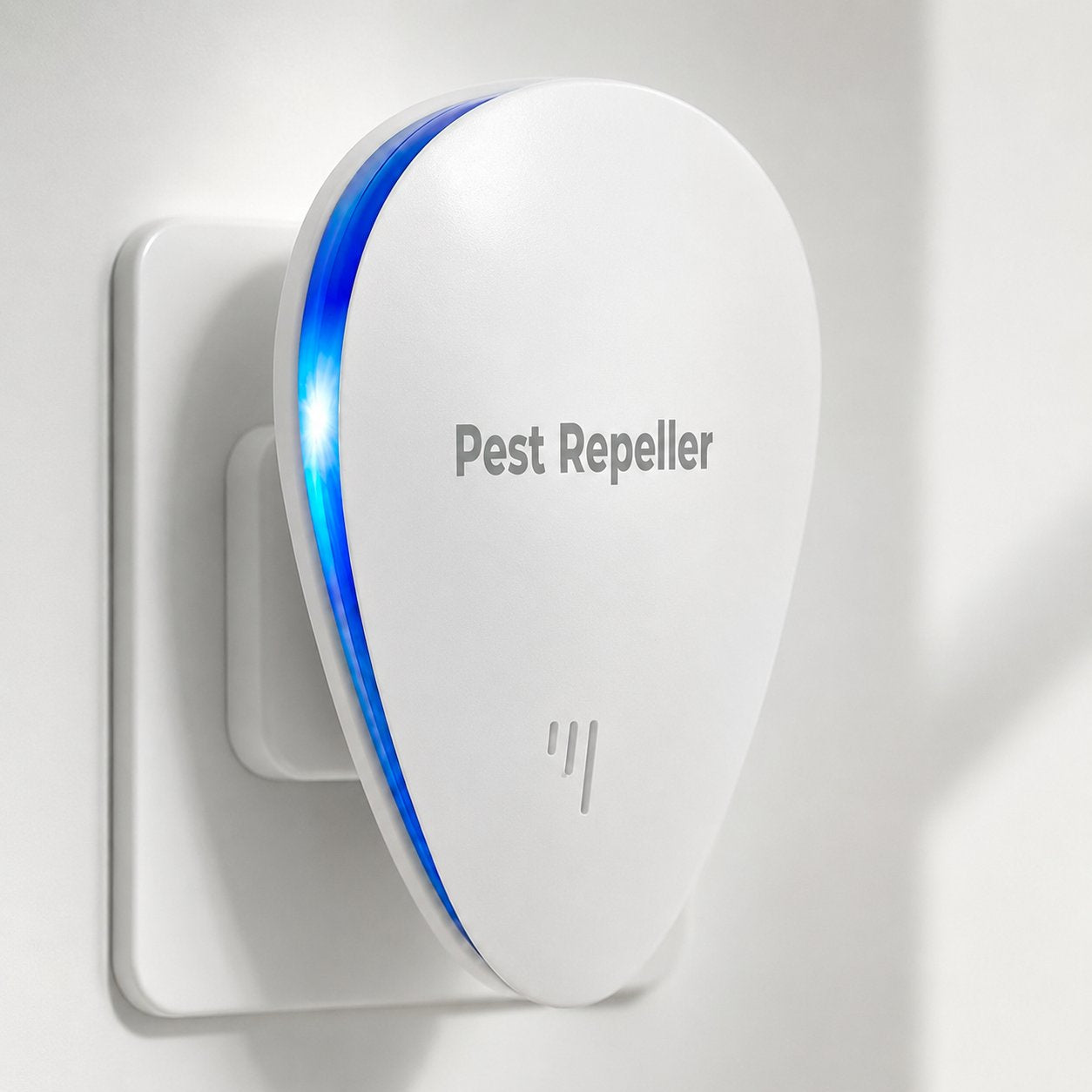 Close-up of the Pomence Pest Repeller's LED indicator